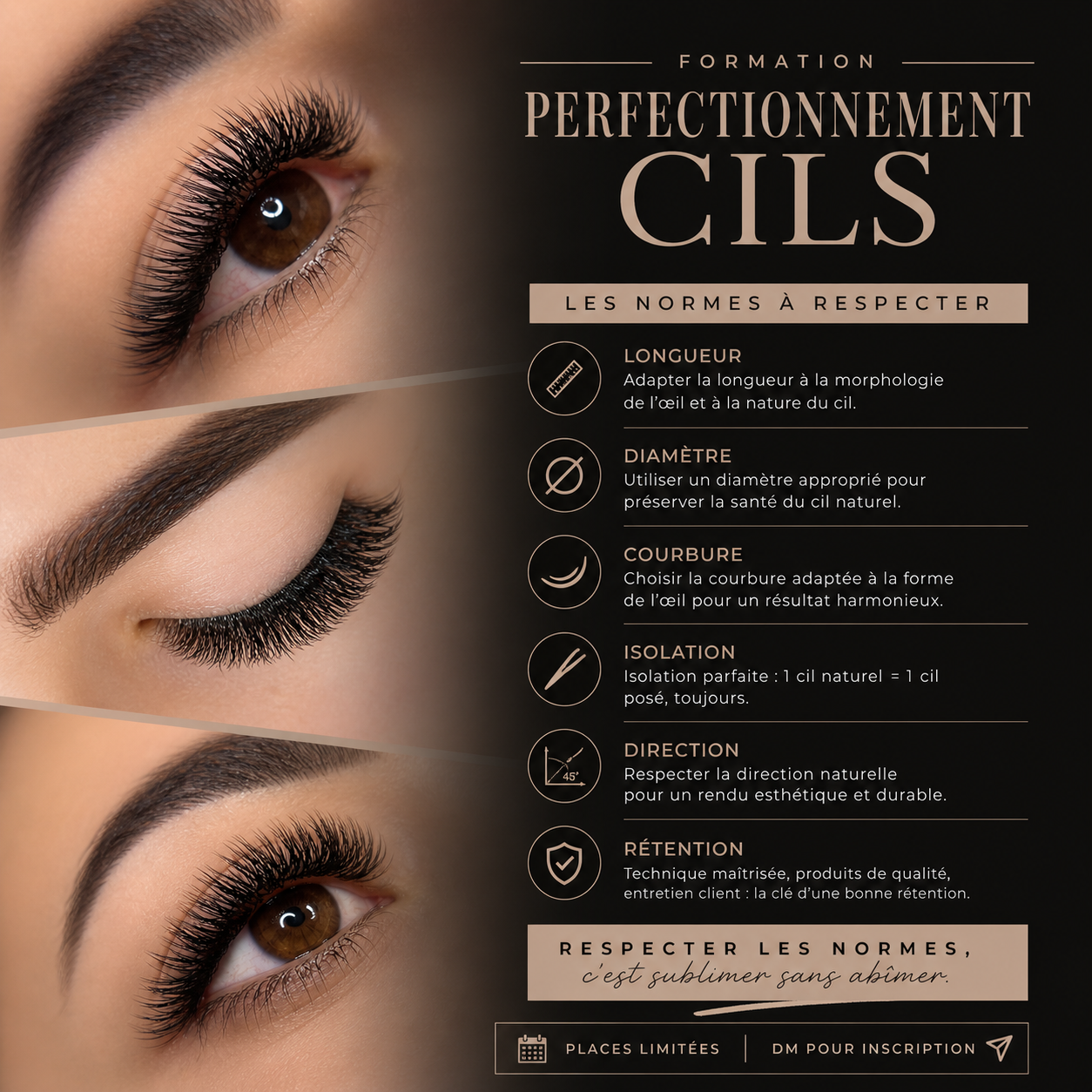 Perfectionnement cils