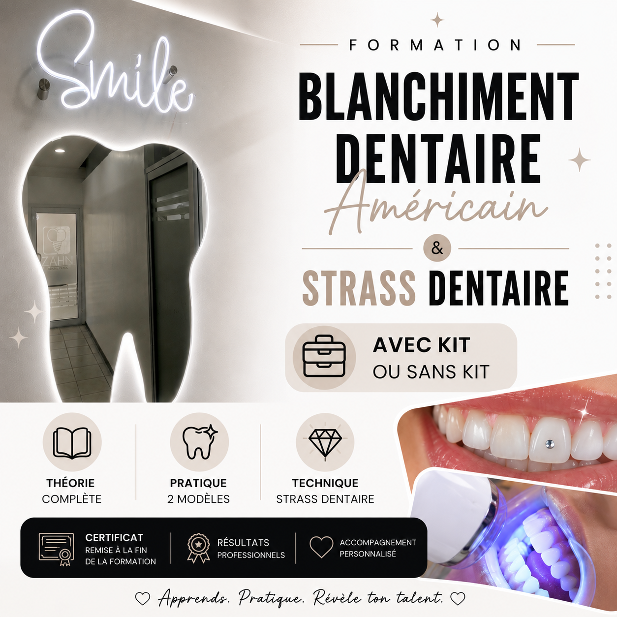 Blanchiment dentaire & Strass dentaire
