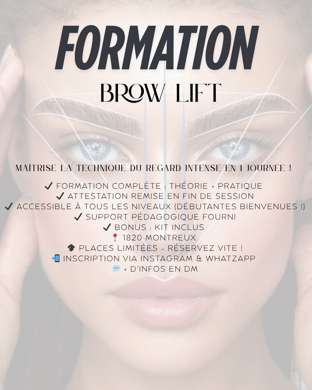 Brow Lift, Teinture et reconstruction